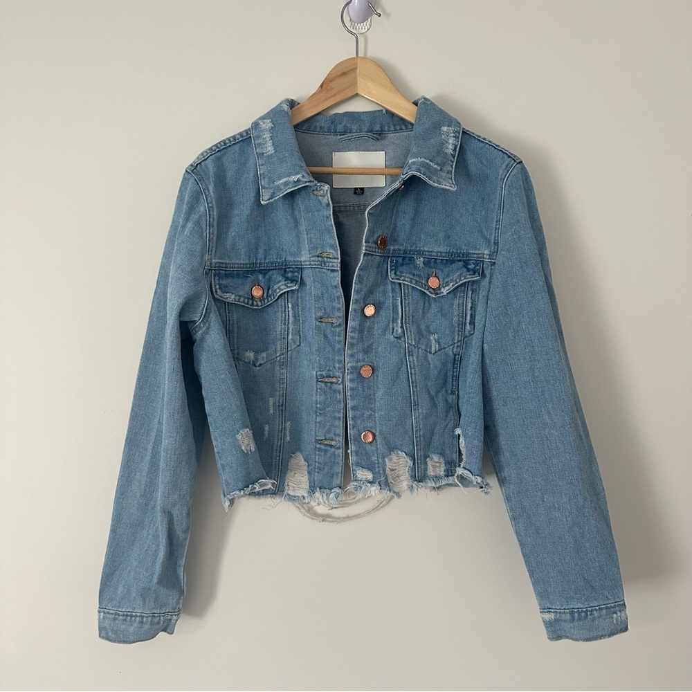 BBJ Distressed Denim Jacket